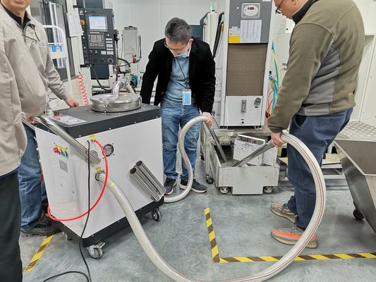 0.2-0.5MPa Máy làm sạch bùn Chips nhôm CNC làm sạch bể nước làm mát